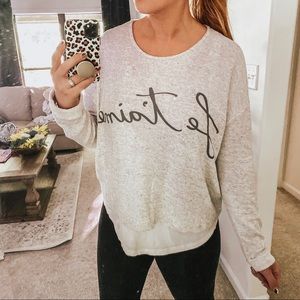 Loose fitted sweatshirt